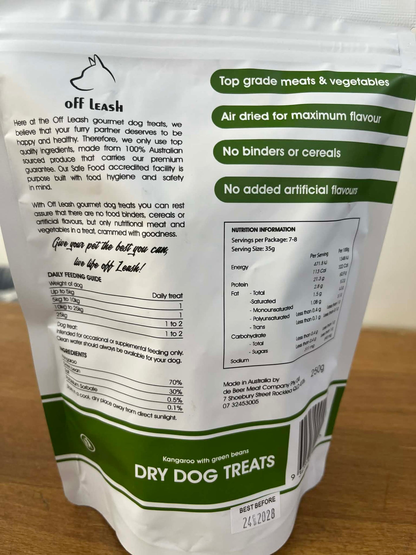 KANGAROO WITH GREEN BEANS