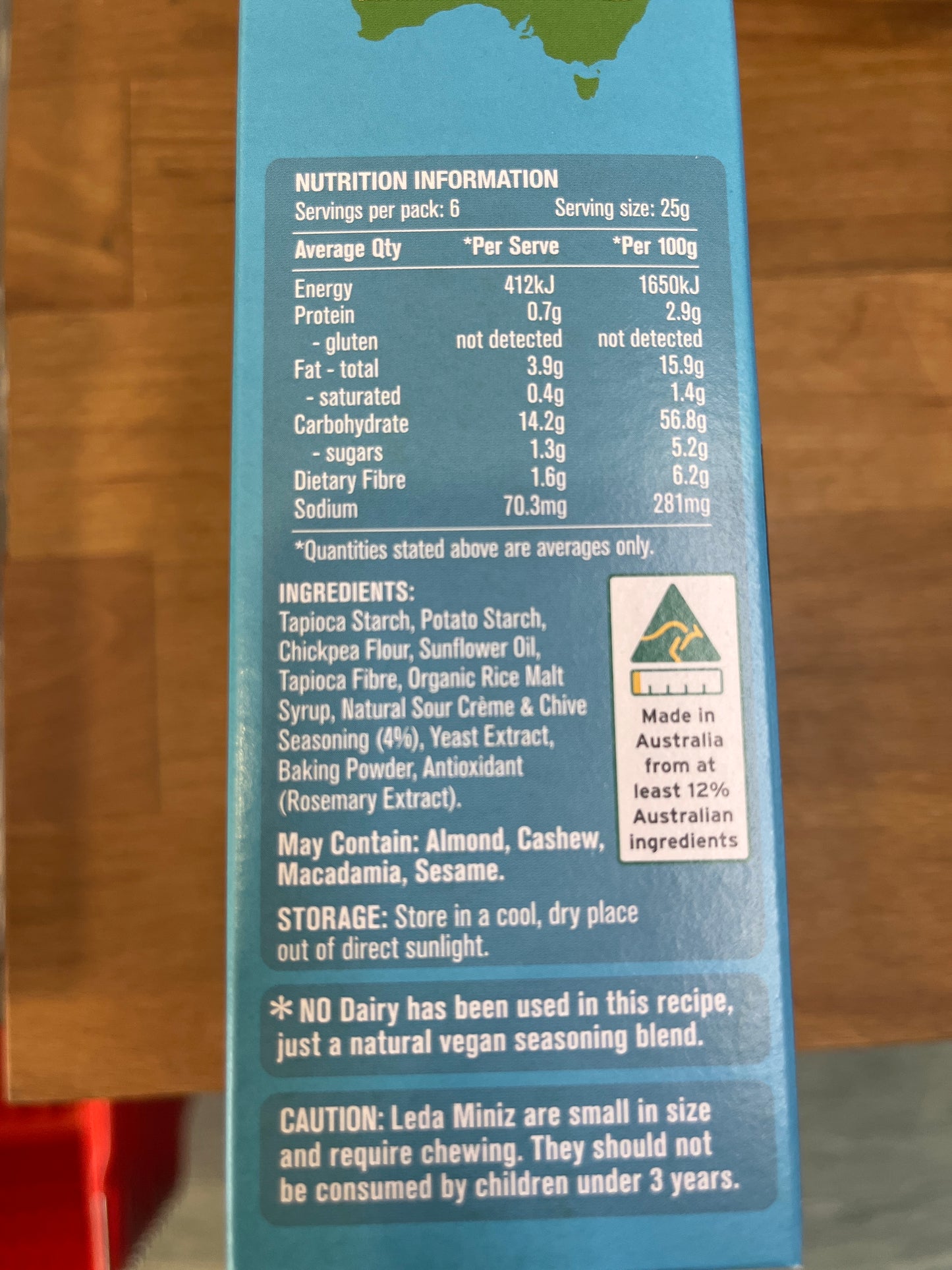 CRACKERS SOUR CREAM