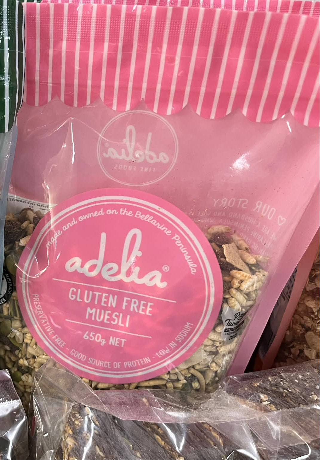 ADELIA GLUTEN FREE MUESLI 650G