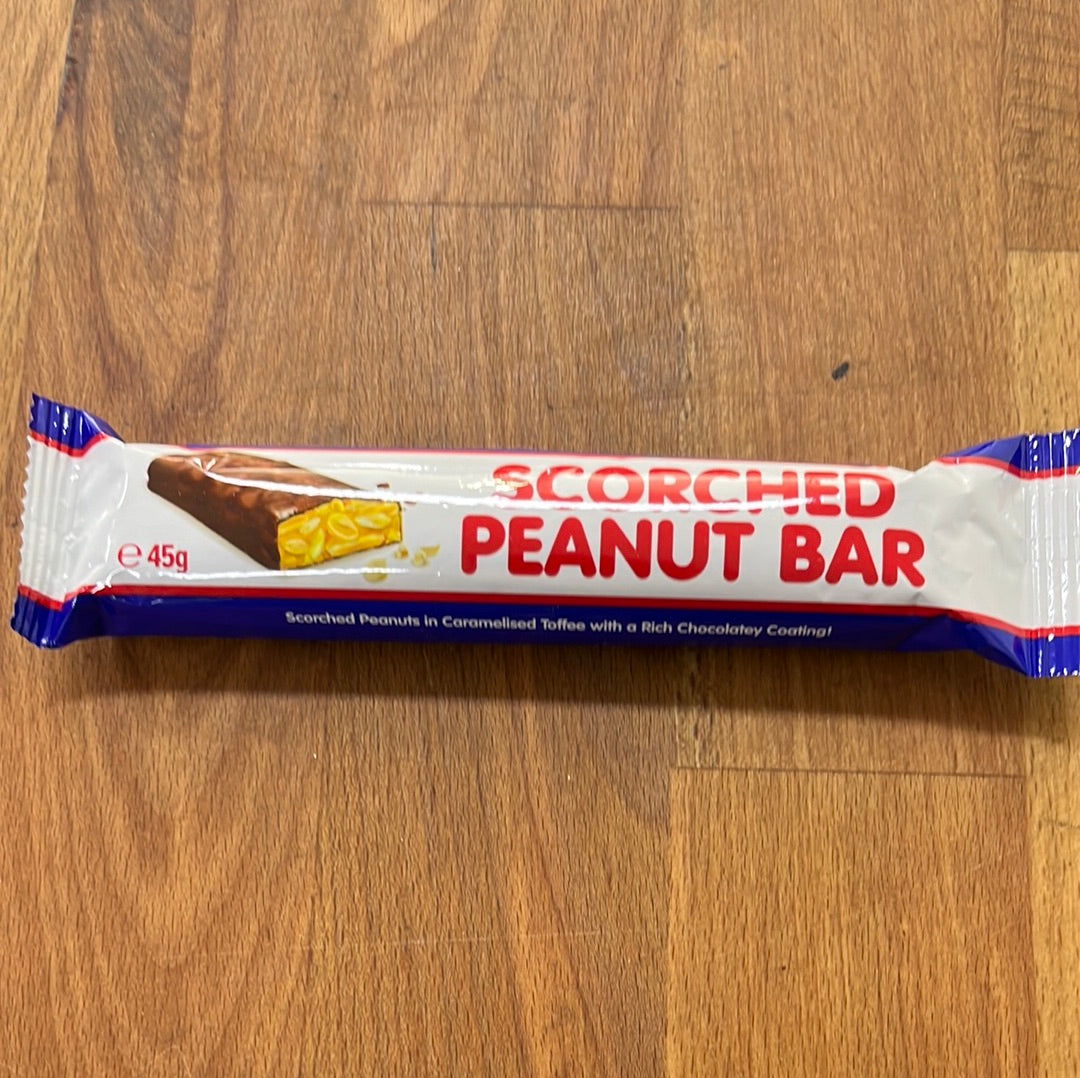SCORCHED PEANUT BARS