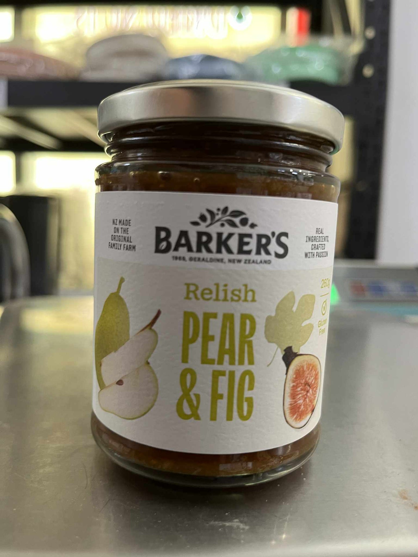 BARKERS RELISH - PEAR & FIG