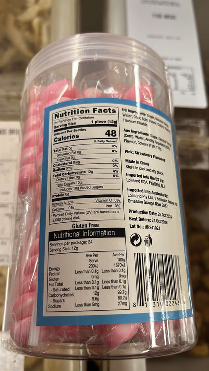 PINK TWISTY POPS 24PK