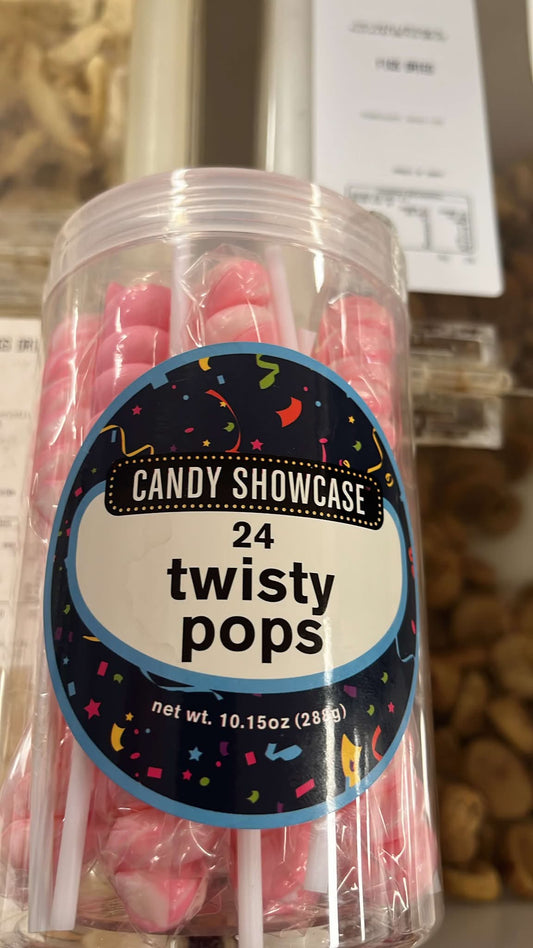 PINK TWISTY POPS 24PK