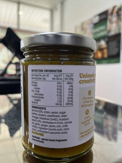 BARKERS RELISH - NEW YORK MUSTARD