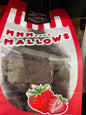 STRAWBERRY CHOC COATED MARSHMALLOWS