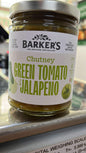 BARKERS CHUTNEY - GREEN TOMATO & JALAPENO