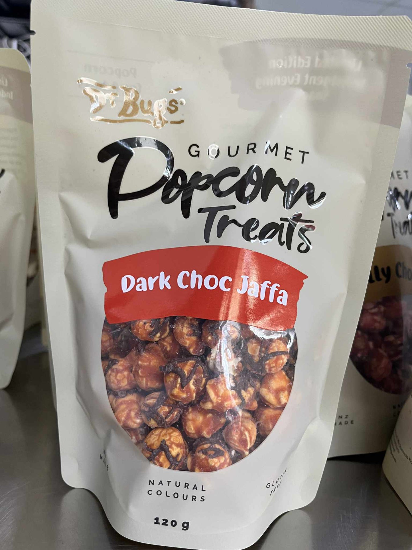 DR BUGS POPCORN - DARK CHOC JAFFA