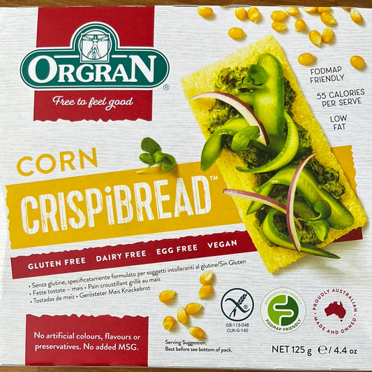 TOASTED CORN CRISPBREAD GLUTEN FREE