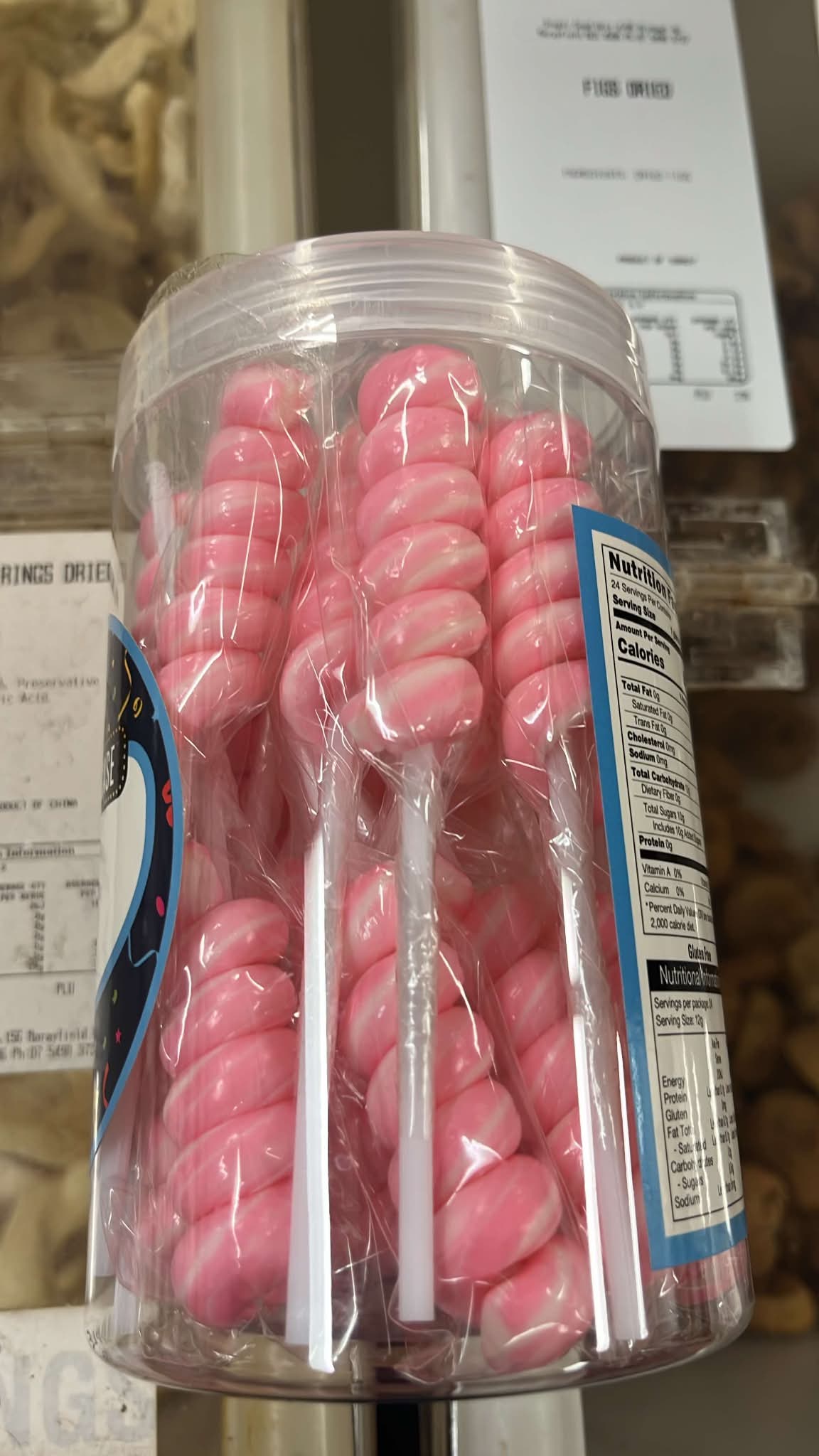 PINK TWISTY POPS 24PK