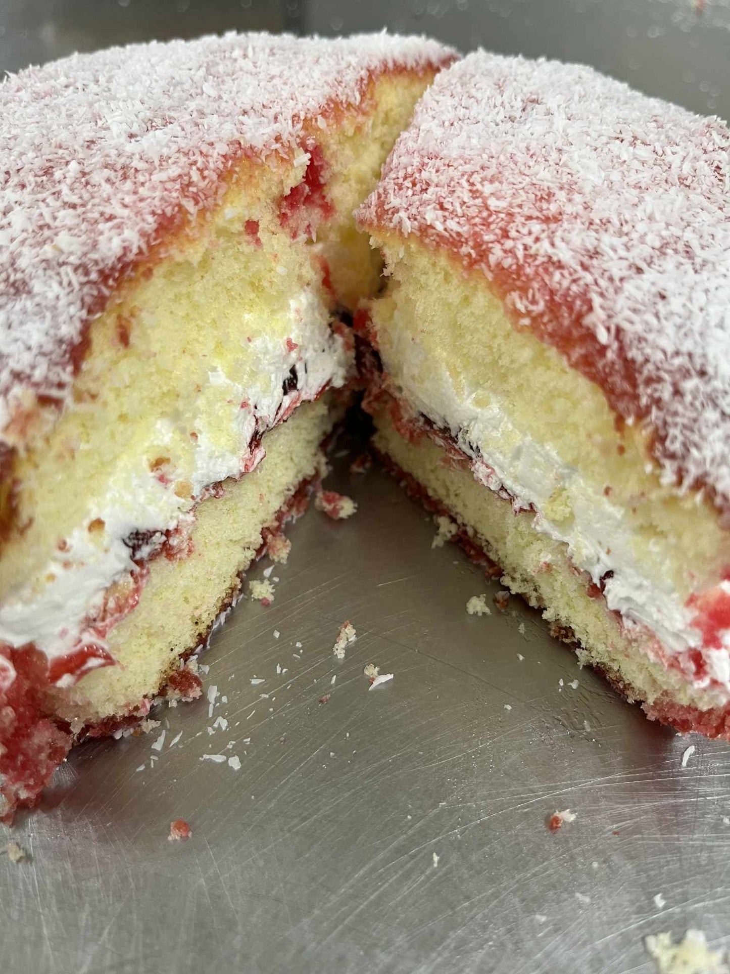 LAMINGTON DIP - RASBERRY 500G