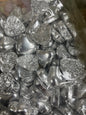 FOIL WRAPPED HEARTS - SILVER 500G