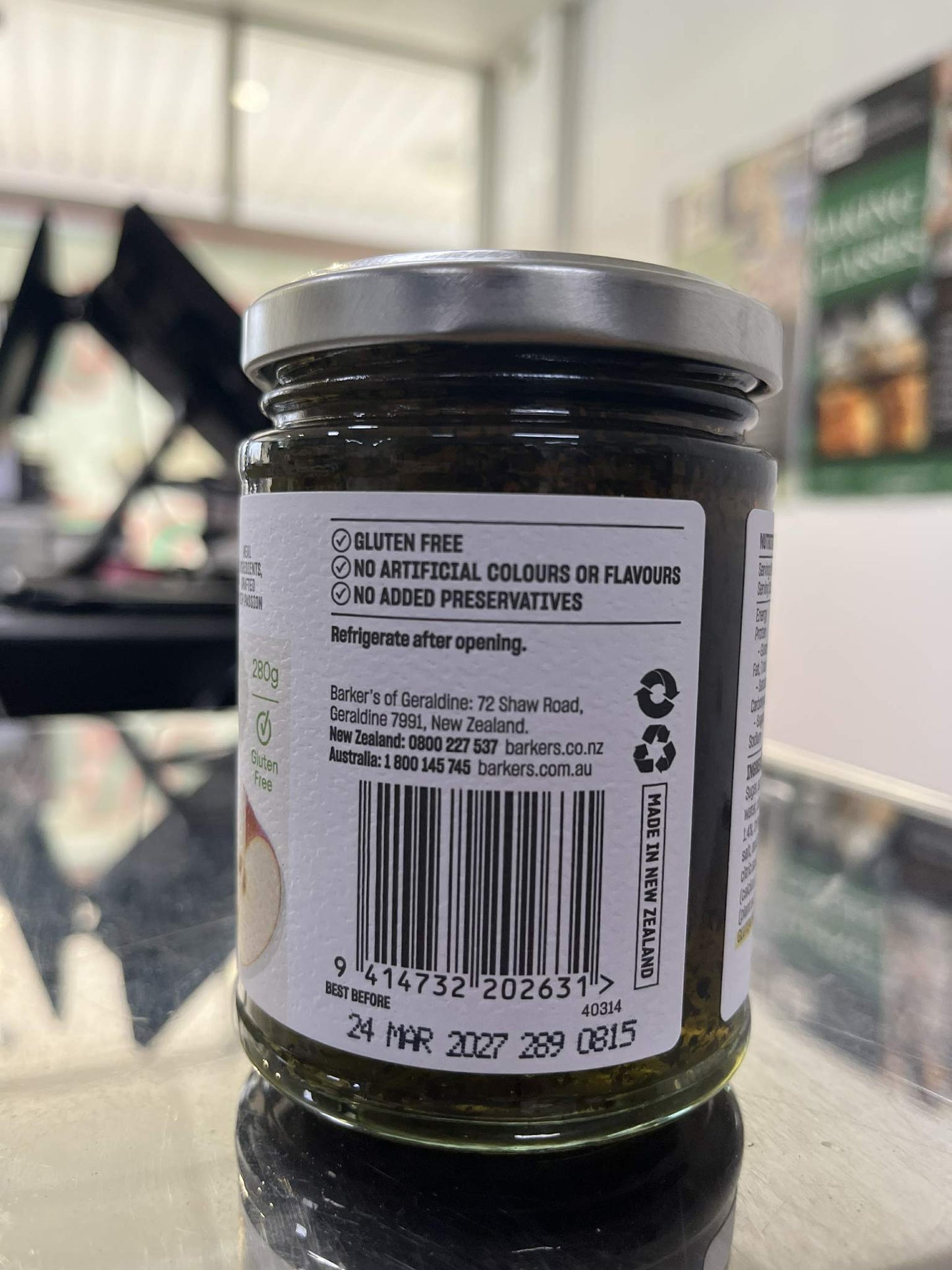 BARKERS - MINT & APPLE JELLY