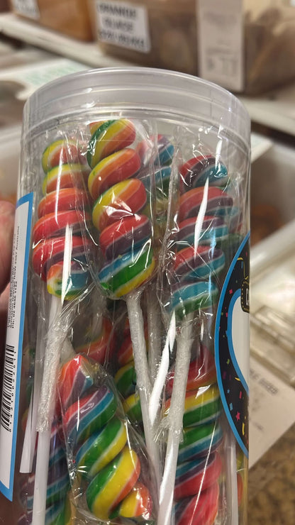 RAINBOW TWISTY POPS 24PK