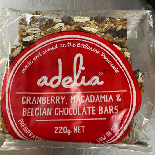 ADELIA NUT BARS  - CHOC