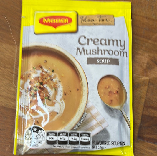 Creamy mushroom soup