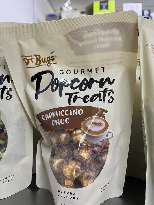 DR BUGS POPCORN - CAPPUCCINO CHOC